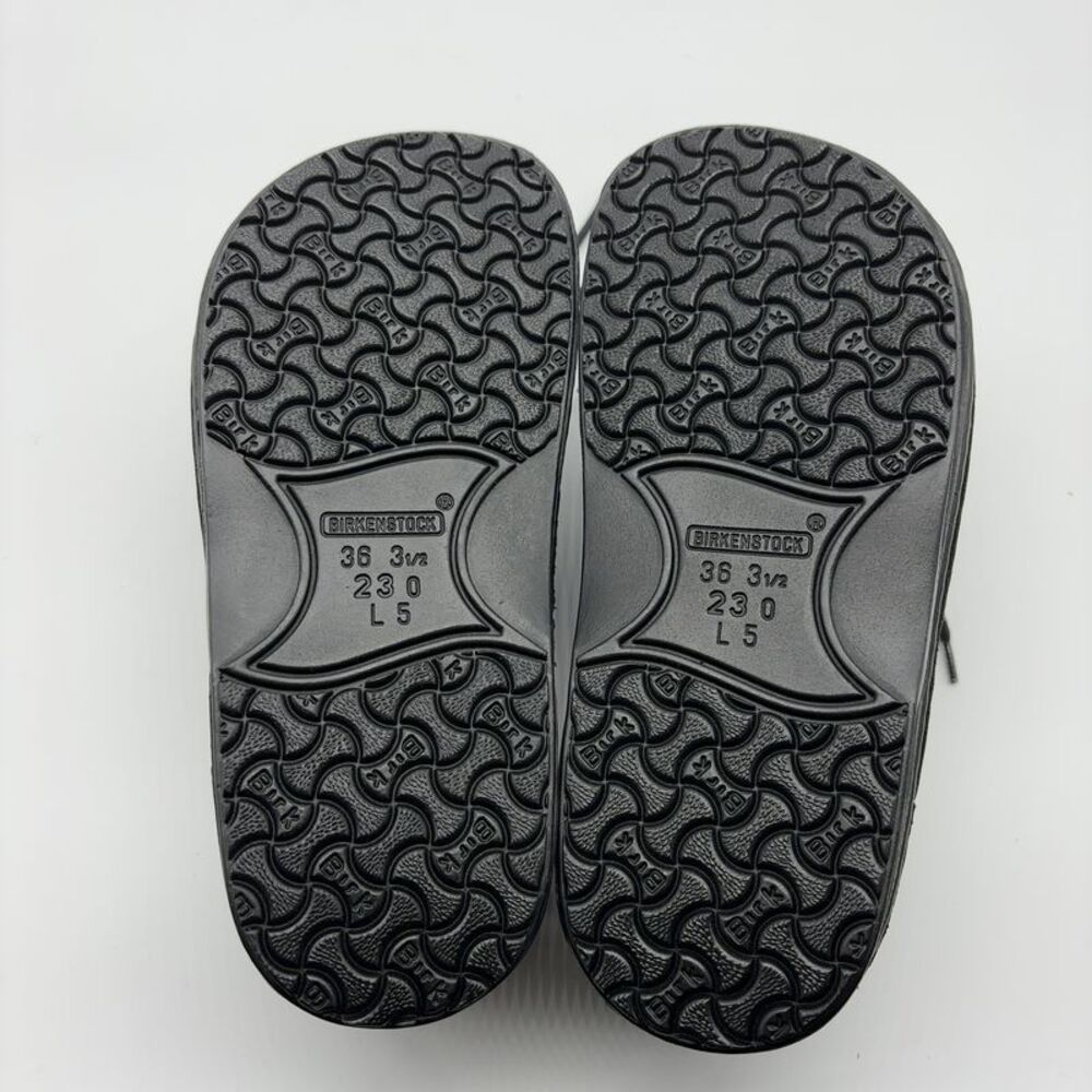 Birkenstock Black Leather Lace-Up Clogs - Picture 6 of 6
